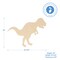 Unfinished Wood Dinosaur Cutouts 12"x13-1/2", Animal Decor & Craft | Woodpeckers